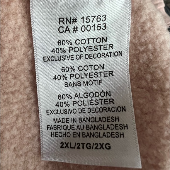 UNC Chapel Hill Champion sweatshirt, 2XL Soft pink Carolina Tar Heels decal VGUC - Picture 7 of 9